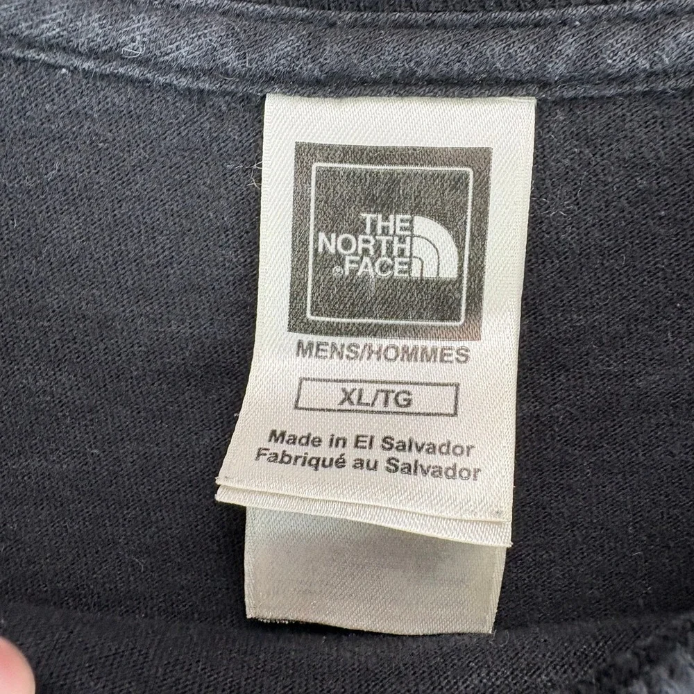 The North‎ Face Mens XL Black Short Sleeve Graphic Logo Cotton T-Shirt NF0A3NZA